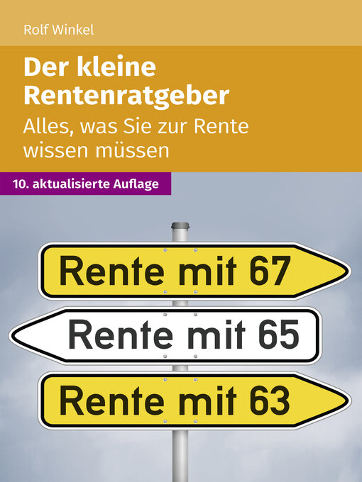 Title details for Der kleine Rentenratgeber by Rolf Winkel - Available